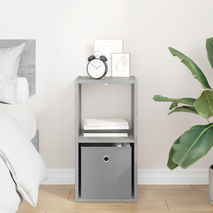Bedside Table Concrete Grey 30.5 x 27 x 59.5 cm Engineered Wood