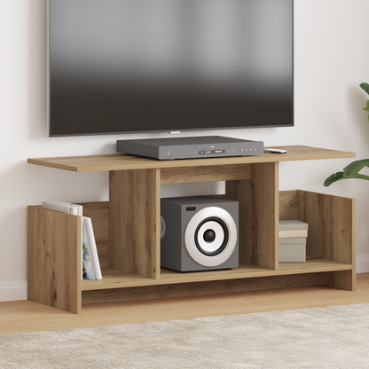 TV Stand Artisan Oak 102 x 35 x 45 cm Engineered Wood
