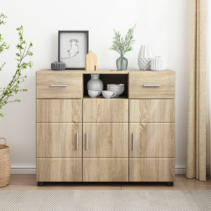 Wooden Cabinet Sonoma Oak 88.5 x 30.5 x 73 cm Engineered Wood