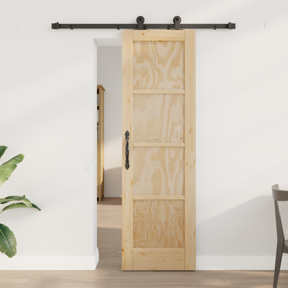Sliding Door ORKDAL Natural 61 x 198.5 cm Solid Pine Wood
