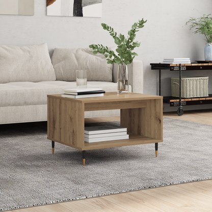 Coffee Table Artisan oak 60 x 50 x 40 cm Engineered wood