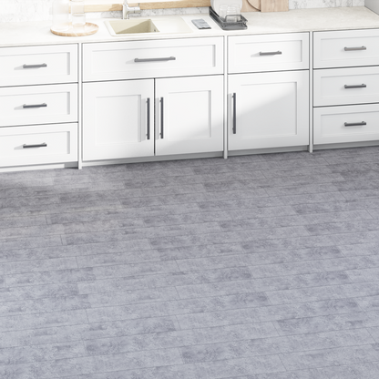 Flooring Planks 36 pcs Cement Grey 5.02 m² PVC