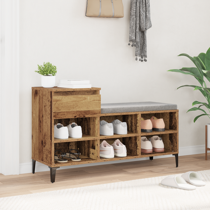 Shoe Cabinet Old wood 102 x 36 x 60 cm Engineered wood