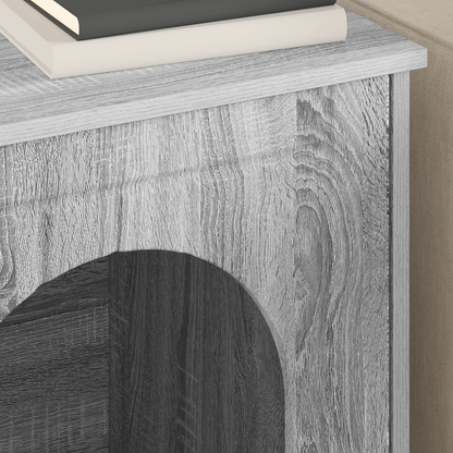Cat House Grey Sonoma 53 x 52 x 62 cm Engineered Wood