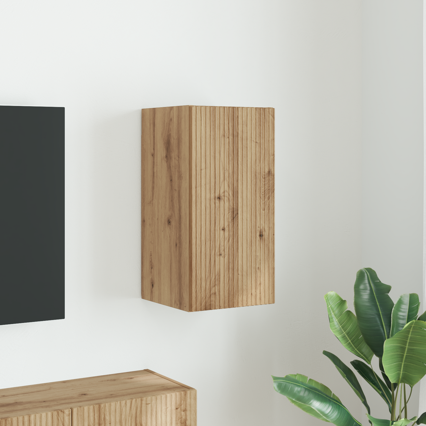 TV Wall Cabinet Artisian Oak 30 x 31 x 60 cm Engineered Wood