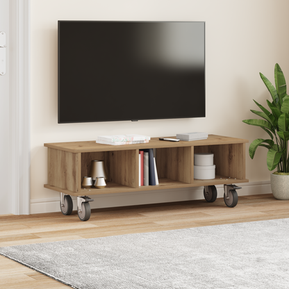 TV Stand Artisan Oak 100 x 35 x 35 cm Engineered Wood