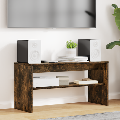 TV Cabinet Smoked Oak 80 x 30 x 40 cm Engineered Wood