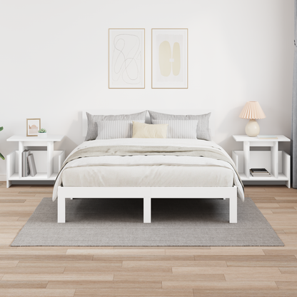 TV Stand 2 pcs White 50 x 35 x 45 cm Engineered Wood