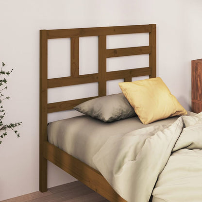 Bed Headboard Honey Brown 81x4x104 cm Solid Wood Pine