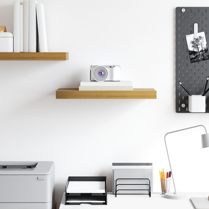 Wall Shelf Wall-mounted Brown 50 x 23 x 4 cm Engineered Wood