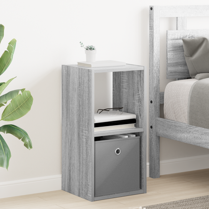 Bedside Table Grey Sonoma 30.5 x 27 x 59.5 cm Engineered Wood