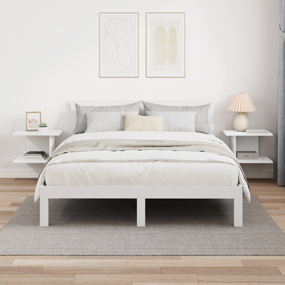 Bedside Table 2 pcs White 40 x 30 x 25 cm Engineered Wood