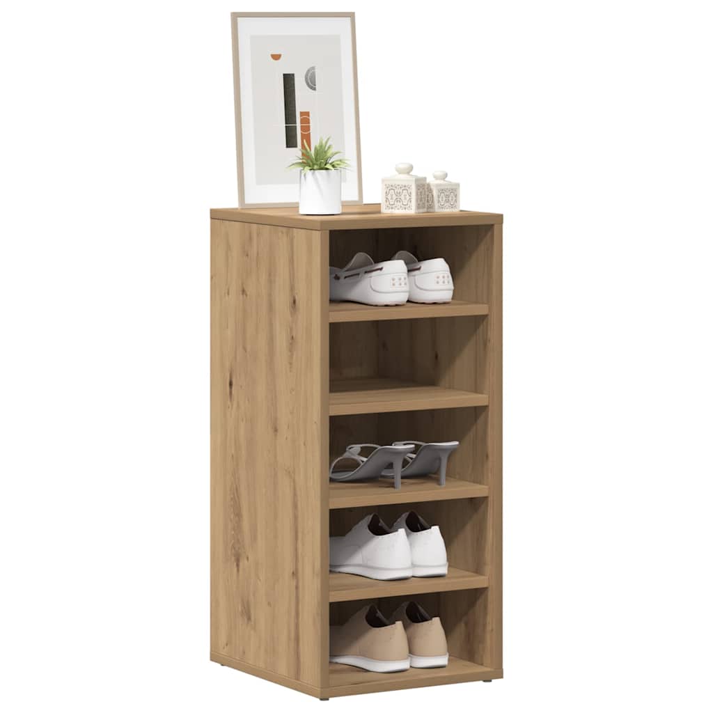 Shoe Cabinets 2 pcs Artisan Oak 32x35x70 cm Engineered Wood