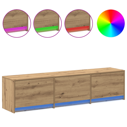 TV Cabinet Artisan Oak 165 x 34 x 40 cm Engineered Wood
