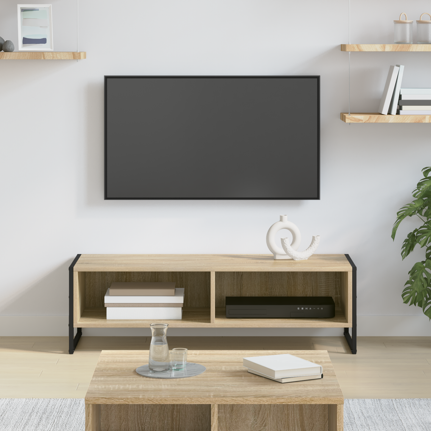 TV Cabinet Sonoma 100 x 36.5 x 30.5 cm Engineered Wood