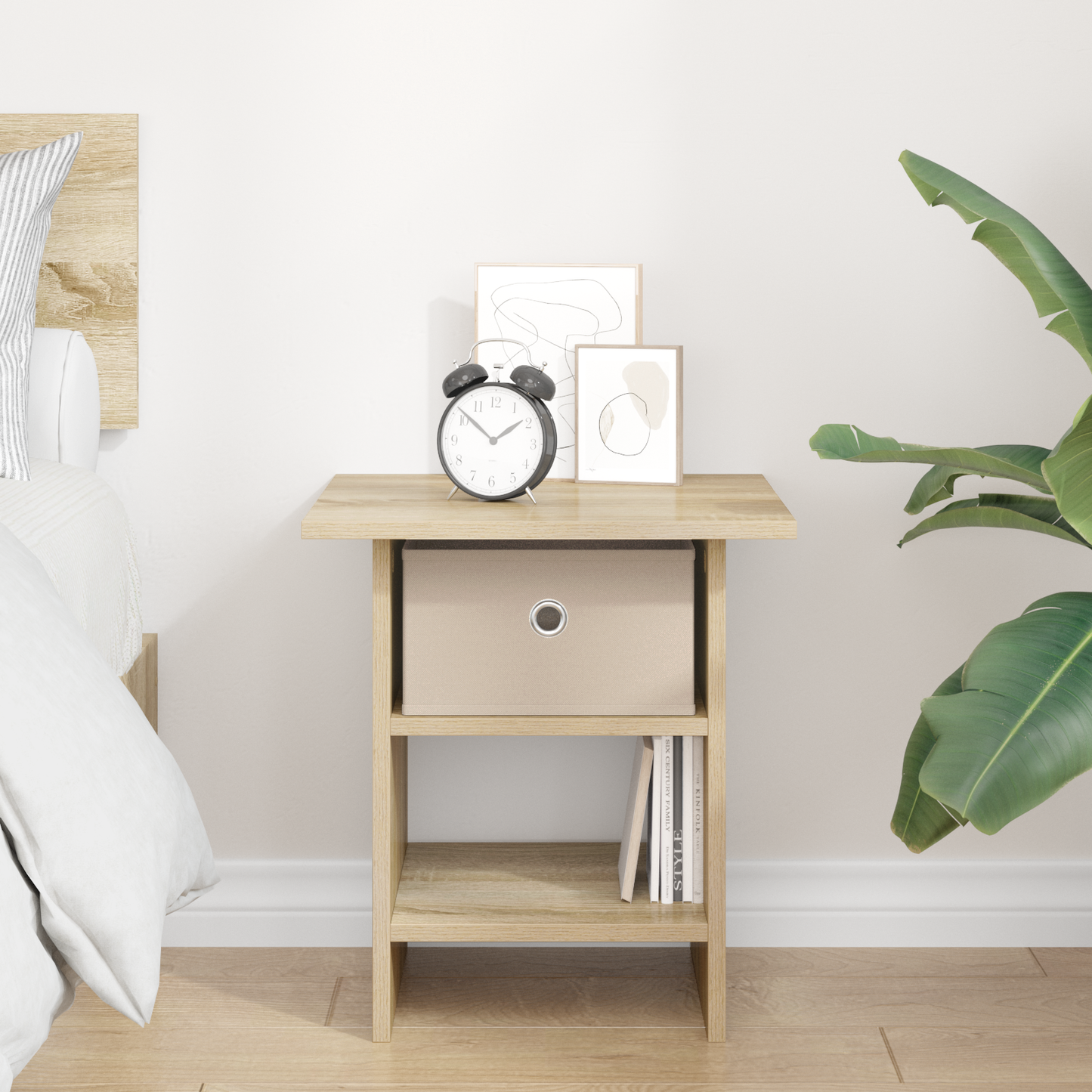 Bedside Table Sonoma Oak 41 x 40 x 45 cm Engineered Wood