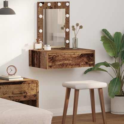 Dressing Table Brown 60 x 40 x 70 cm Engineered Wood