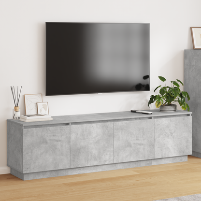 TV Cabinet Concrete Grey 180 x 38 x 49 cm Engineered Wood
