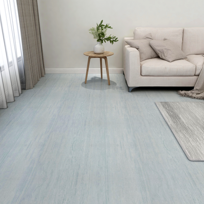 Flooring Planks 55 pcs Green 5.11 m² PVC