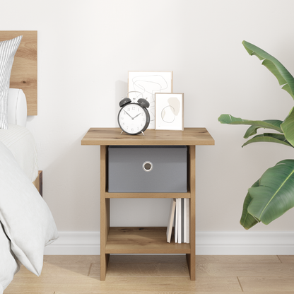 Bedside Table Artisan Oak 41 x 40 x 45 cm Engineered Wood