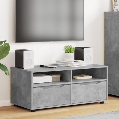 TV Cabinet Concrete Grey 100 x 48 x 43 cm Engineered Wood