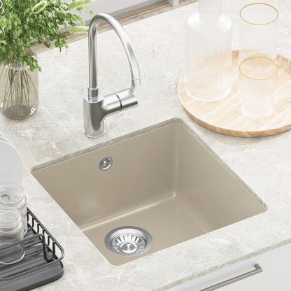 Sink Beige 430 x 460 mm 80% Quartz and 20% Resin