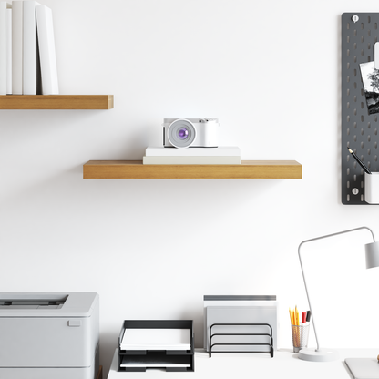 Wall Shelf Wall-mounted Brown 60 x 23 x 4 cm Engineered Wood