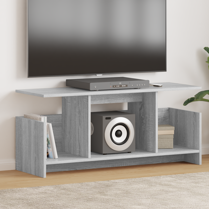 TV Stand Grey Sonoma 102 x 35 x 45 cm Engineered Wood