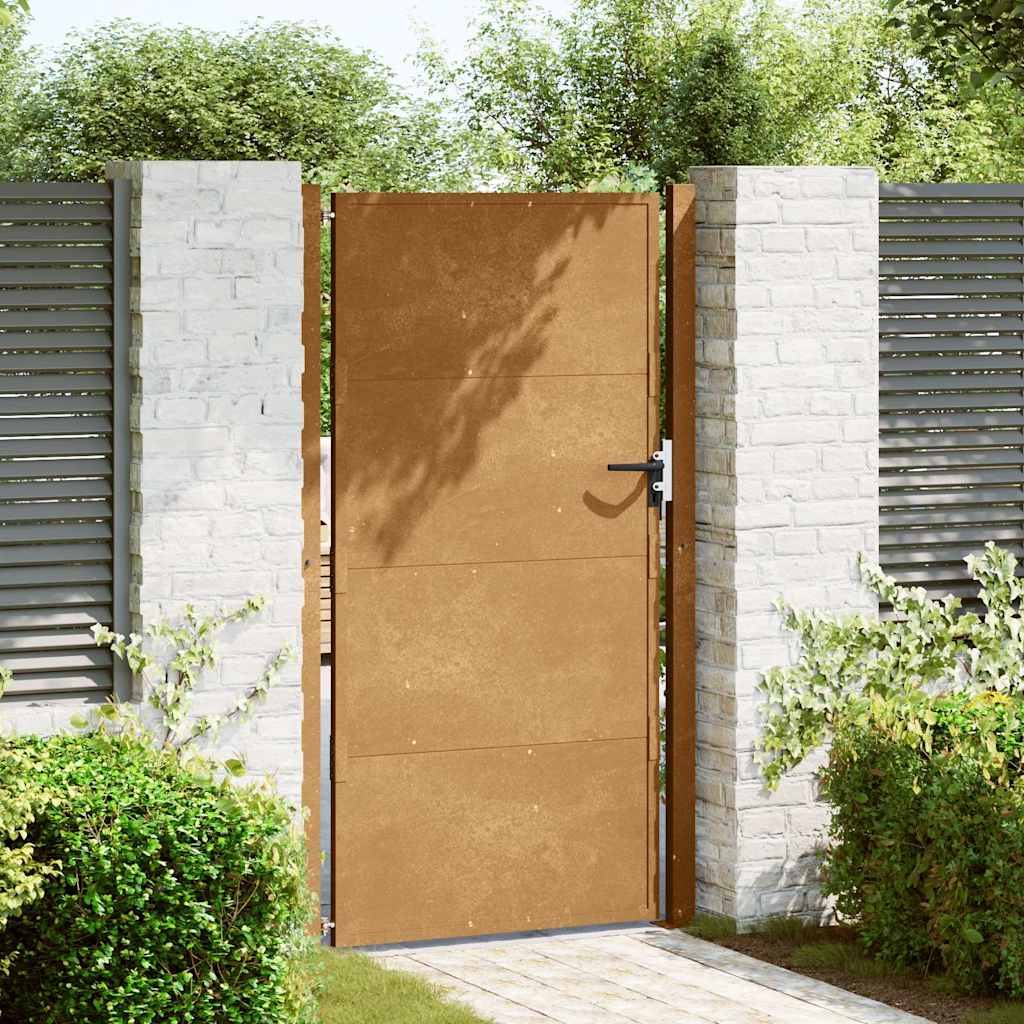 Garden Gate 100x200 cm Corten Steel