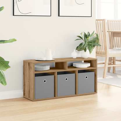 Lowboard with Drawer Artisan Oak 87 x 27.5 x 43 cm