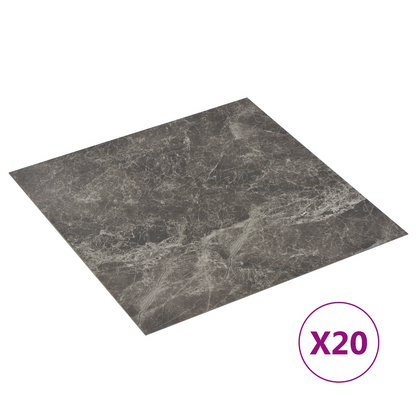 Self-adhesive Flooring Planks 30.5 x 30.5 cm 20 pcs PVC