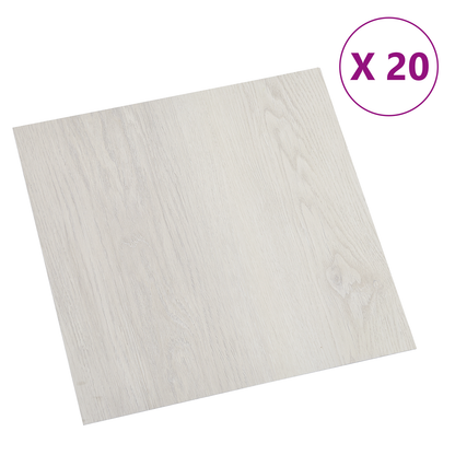 Self-adhesive Flooring Planks 30.5 x 30.5 cm 20 pcs PVC