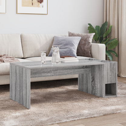 Coffee Table Grey Sonoma 101.5 x 50 x 37 cm Engineered Wood