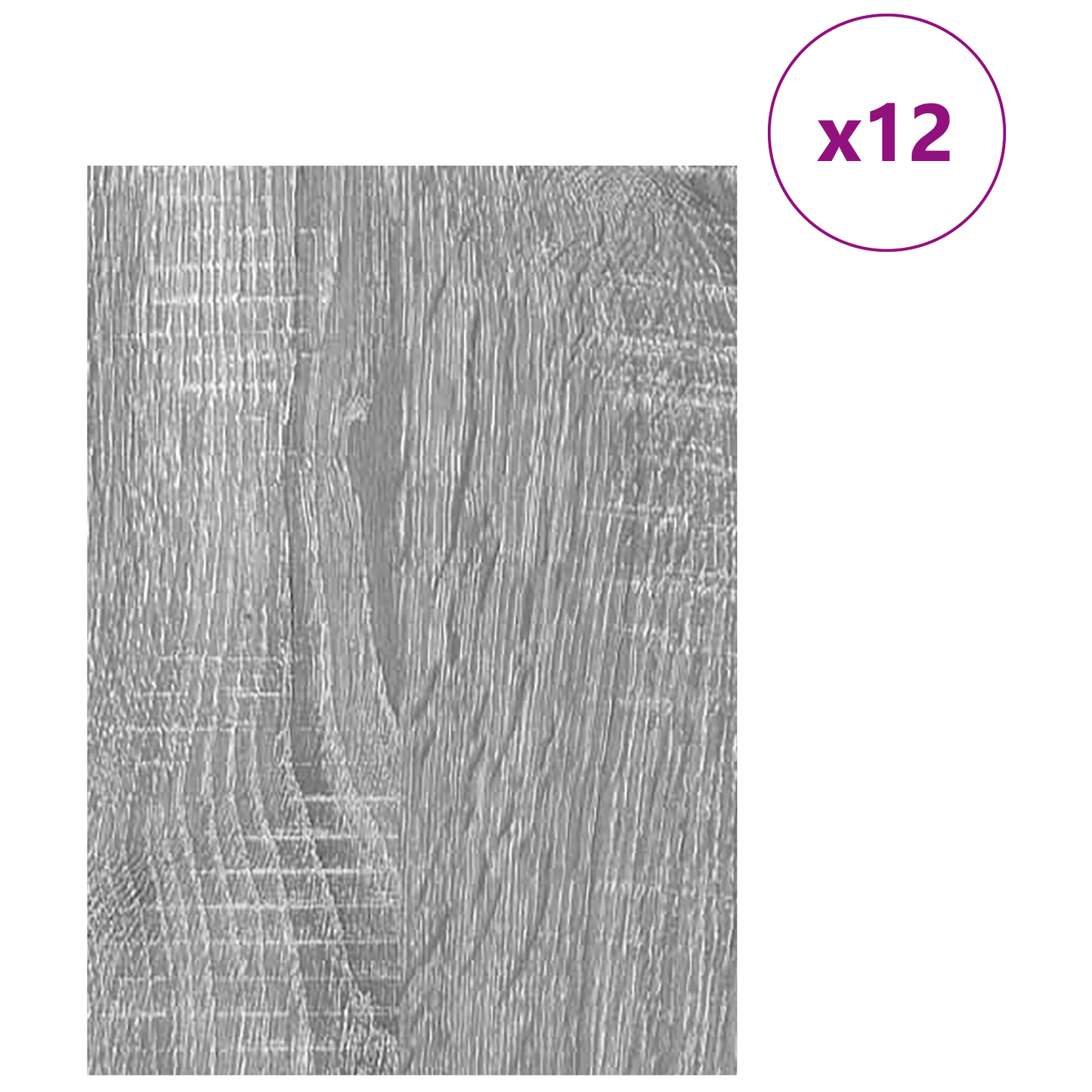 Decor Panels 12 pcs Grey Sonoma 30 x 42 x 0.27 cm
