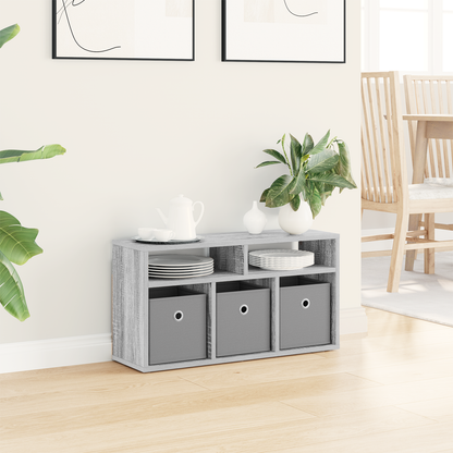 Lowboard with Drawer Grey Sonoma 72 x 22.5 x 38 cm