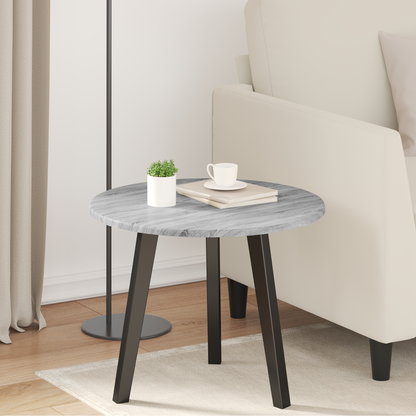 Table Top Grey sonoma Ø 50 x 1.5 cm Engineered Wood