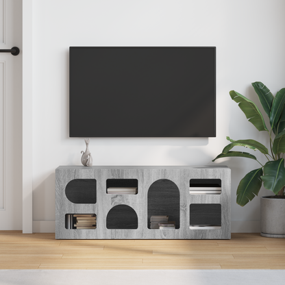 TV Cabinet ELST 100 x 35 x 40 cm Grey Sonoma Engineered Wood