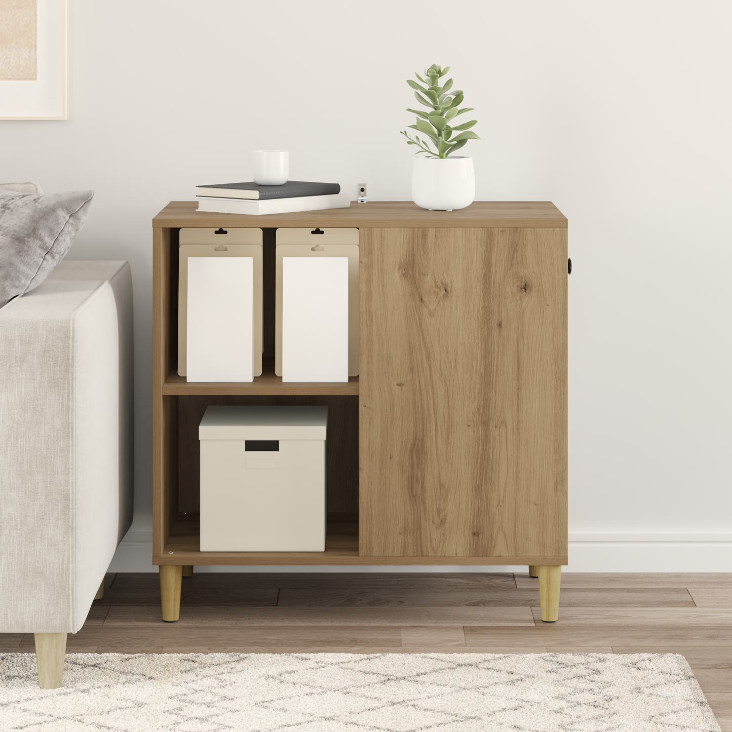 Cat House Artisian Oak 72 x 42.5 x 70 cm Engineered Wood