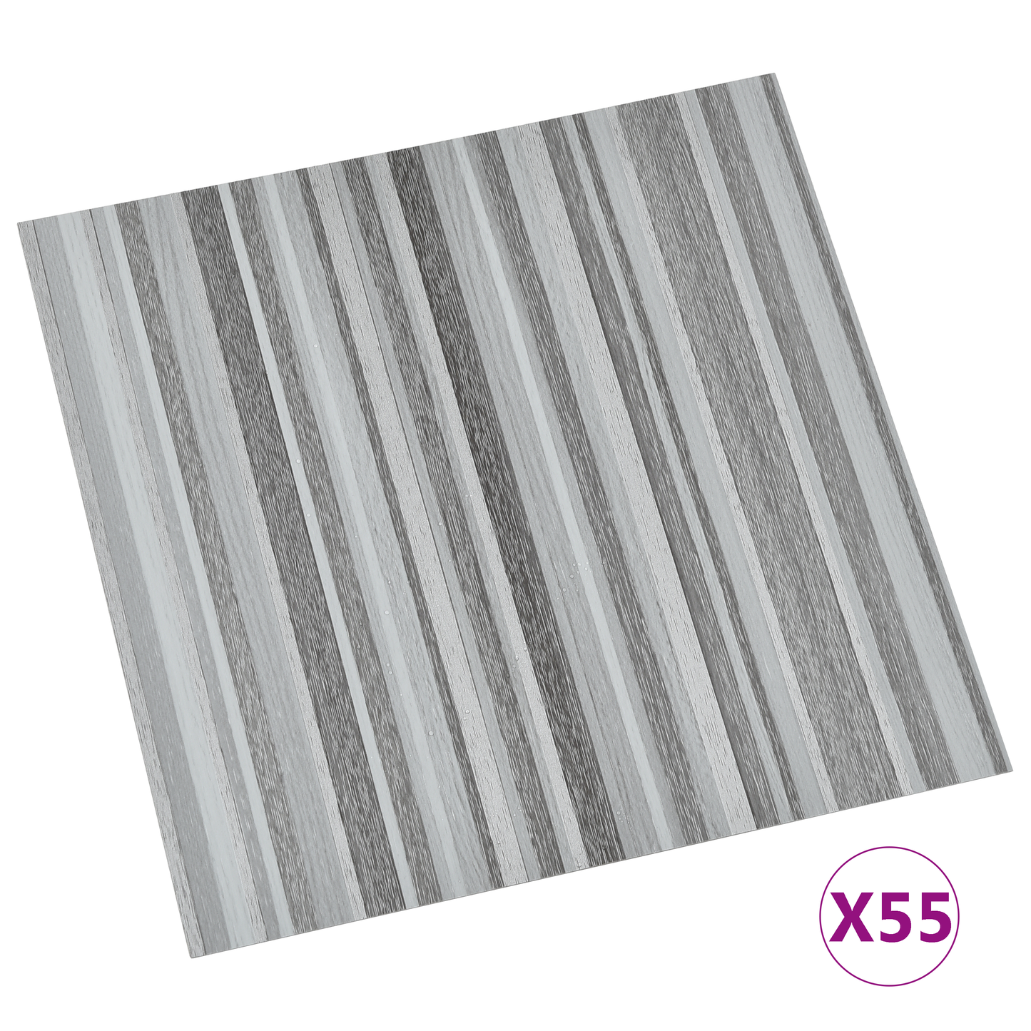 Flooring Planks 5.11 m² 55 pcs PVC Stripes