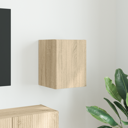 TV Wall Cabinet Sonoma 30 x 31 x 40 cm Engineered Wood