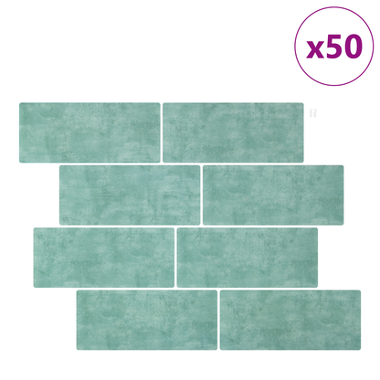Decorative Stickers 50 pcs Grey Green 29 x 21 cm