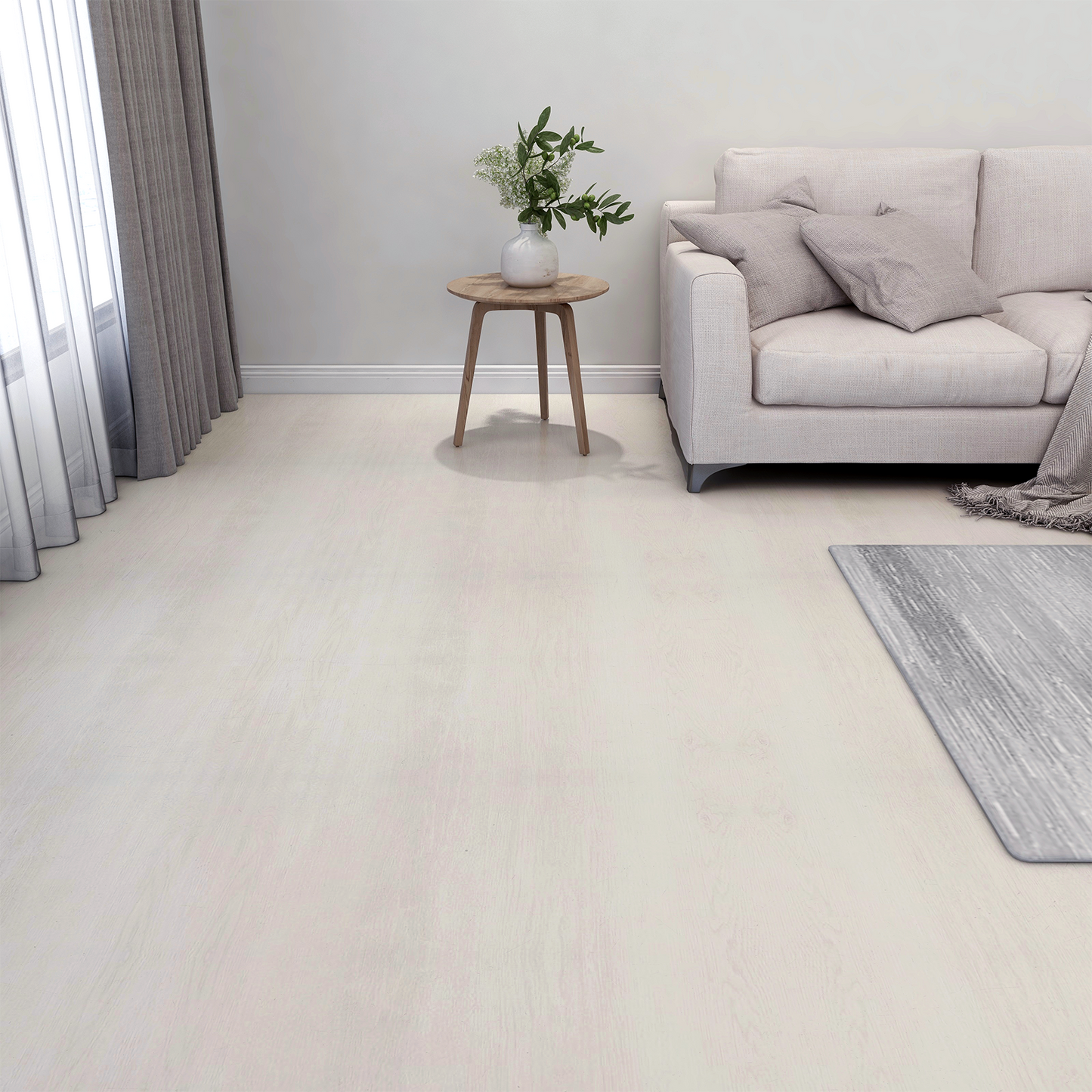 Flooring Planks 5.11 m² 55 pcs PVC Light Beige