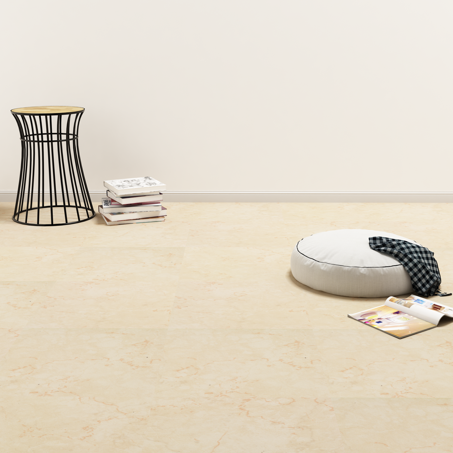 Flooring Planks 5.11 m² 55 pcs PVC Dark Beige