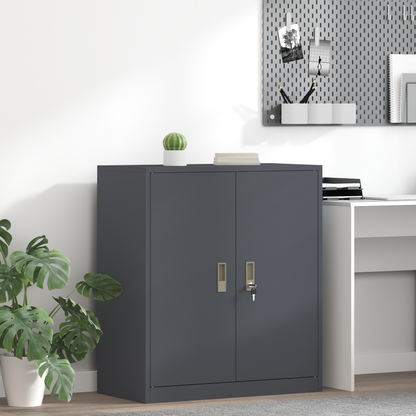 Storage Cabinet Anthracite 80 x 40 x 90 cm Steel