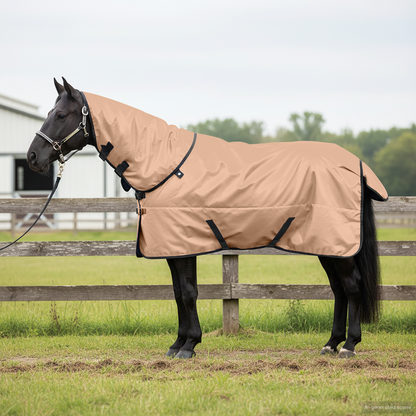 Horse Blanket Cappuccino 125 cm Polyester