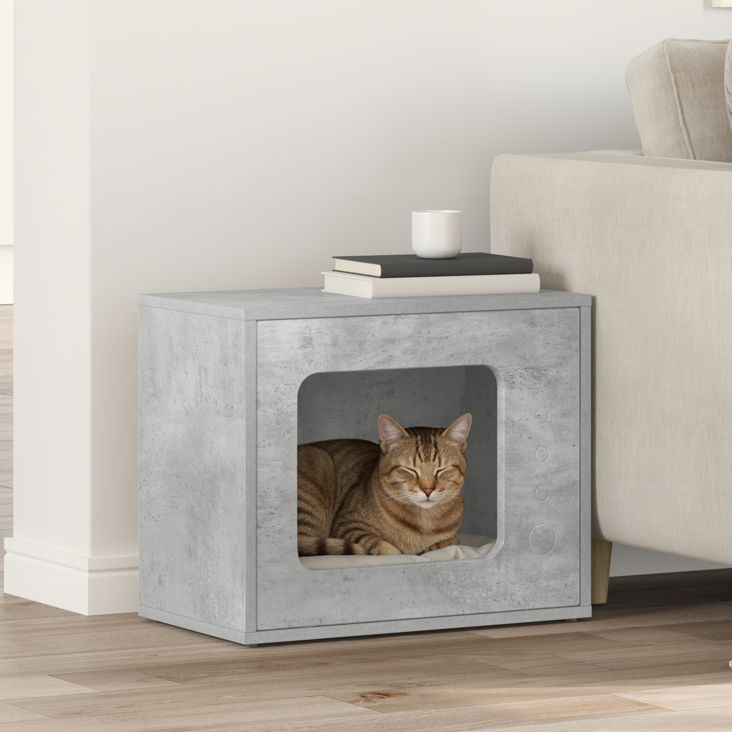 Cat House Concerte 51 x 30 x 42.5 cm Engineered Wood