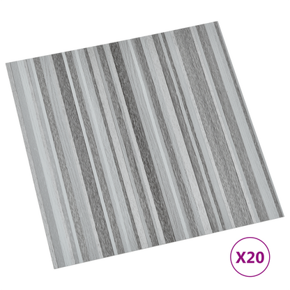 Self-adhesive Flooring Planks 30.5 x 30.5 cm 20 pcs PVC
