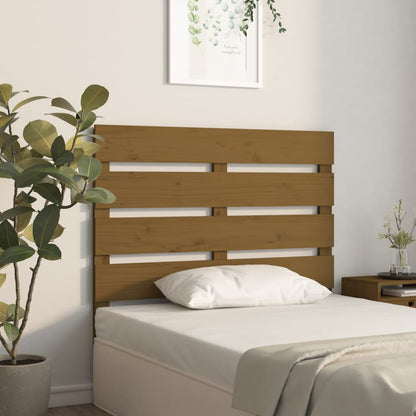 Headboard Honey Brown 75x3x80 cm Solid Wood Pine