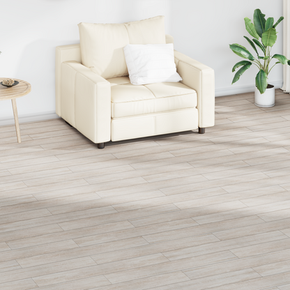 Flooring Planks 18 pcs Oak Classic White 2.51 m² PVC