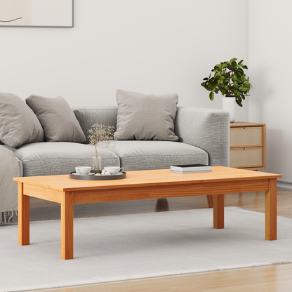 Coffee Table Max Brown 110 x 50 x 30 cm Solid Pine Wood